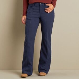 Duluth Trading Co Women's Workday Warrior Chino Blue Trousers